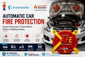 Read more about the article Automatic Fire Extinguisher for Cars: Complete Guide to Vehicle Fire Safety in India