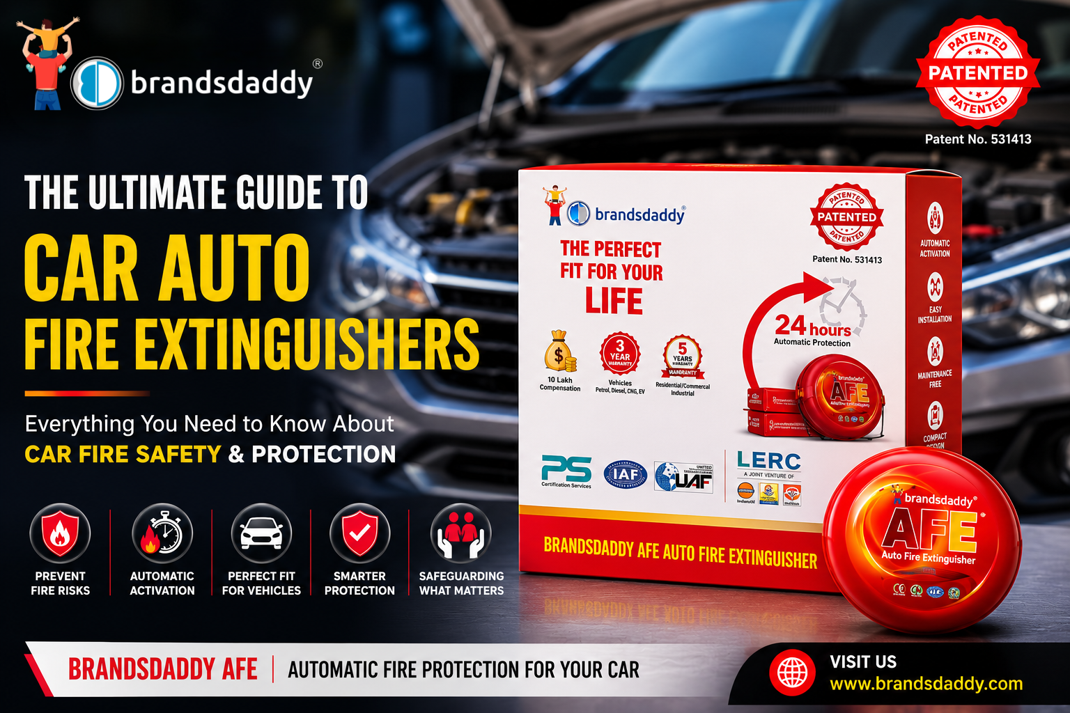 You are currently viewing Car Auto Fire Extinguisher: The Ultimate Guide to Car Fire Safety & Automatic Protection