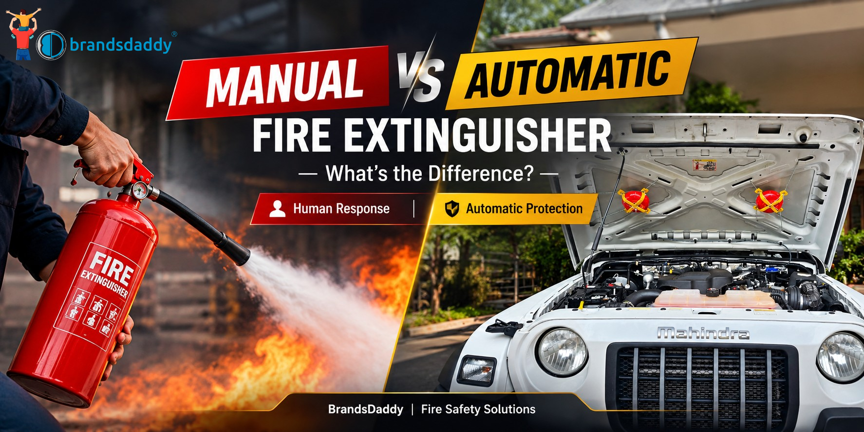 You are currently viewing Manual vs Automatic Fire Extinguisher: What’s the Difference and Which One Do You Need?